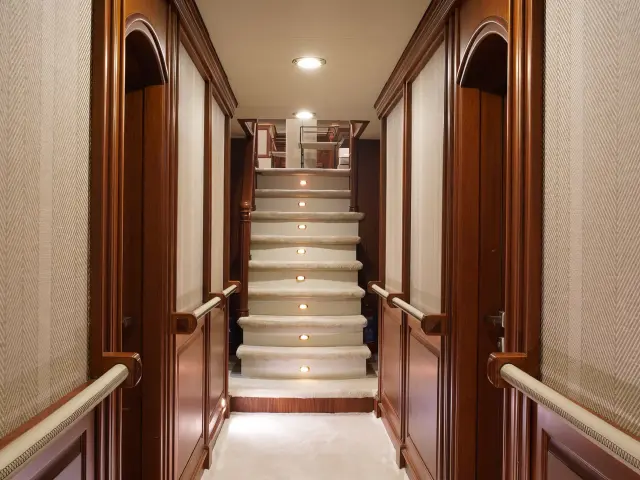 Yacht Mare Nostrum hallway
