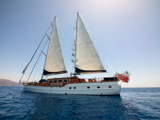 Yacht Voyage side profile