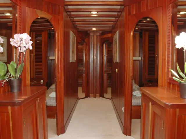 Yacht Matina hallway