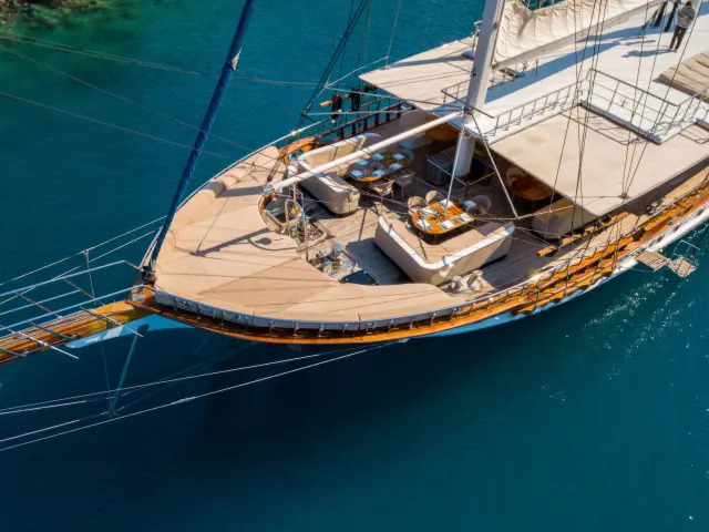 Yacht Admiral aerial view