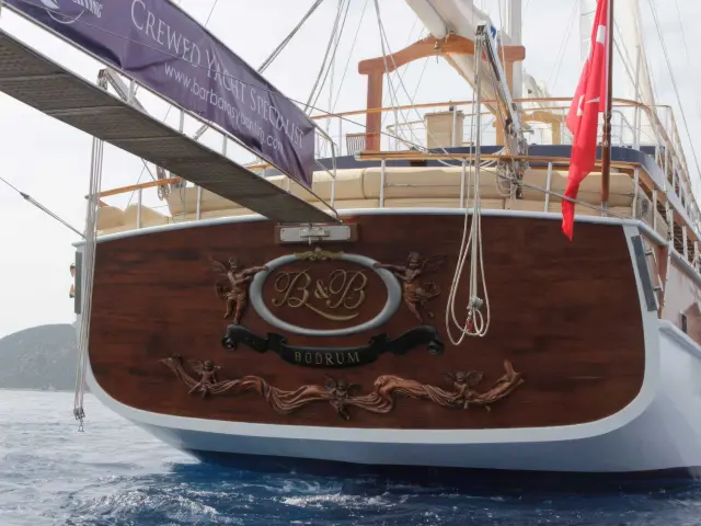 Yacht Boreas back view