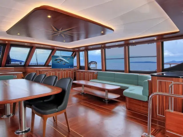 Yacht Dragon Fly saloon