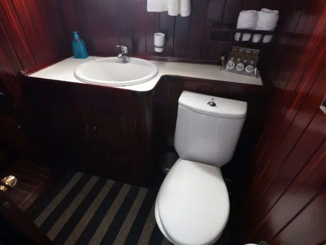 Yacht Erato cabin bathroom