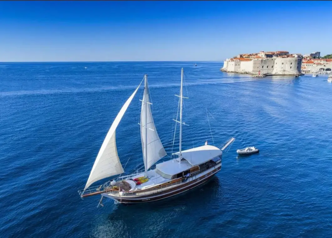 Yacht Allure aerial view