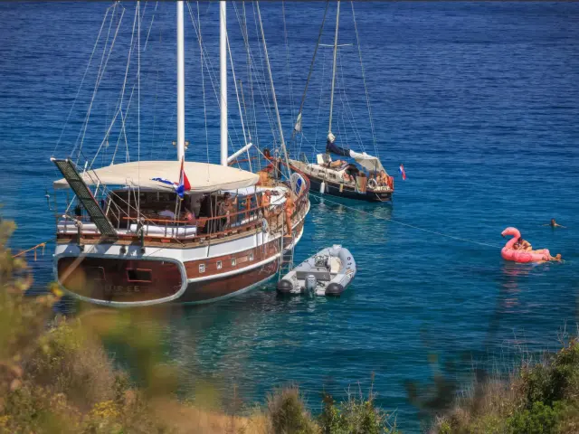 Yacht Allure back view