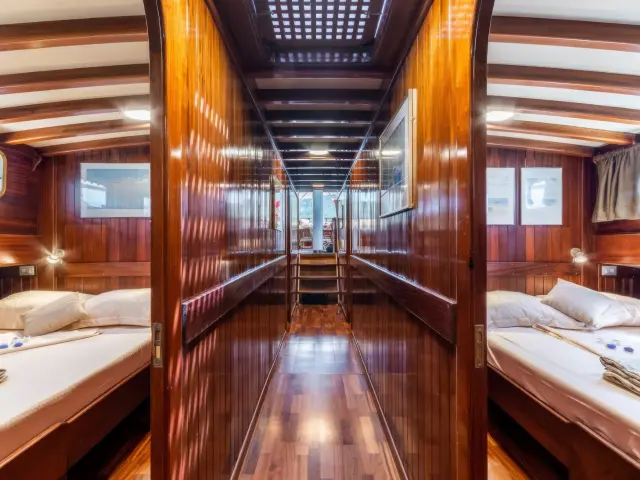 Yacht Angelica hallway