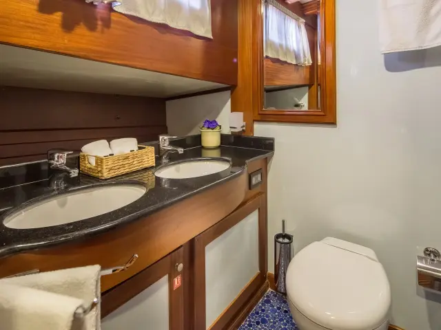 Yacht Carpe Diem 7 cabin bathroom