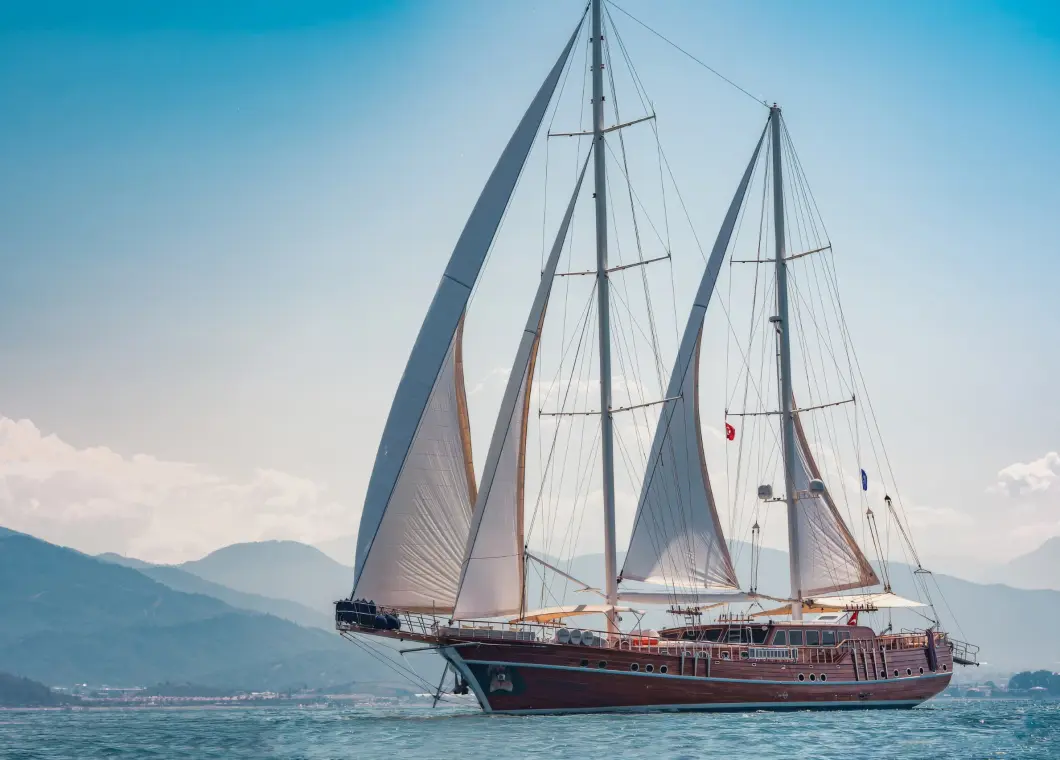 Yacht Lycian Queen sailing