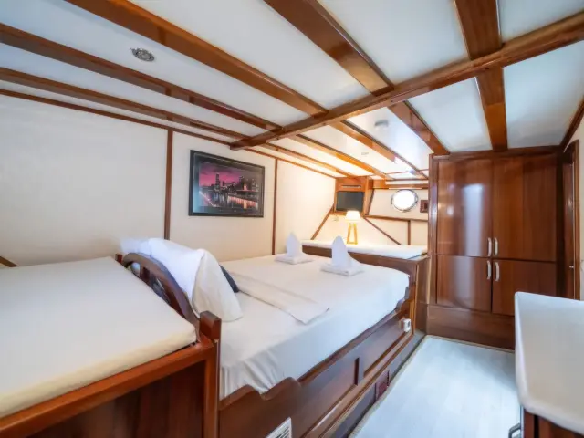 Yacht White Swan cabin