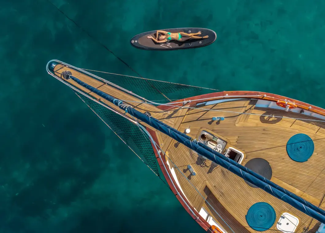 Yacht Smart Spirit aerial view