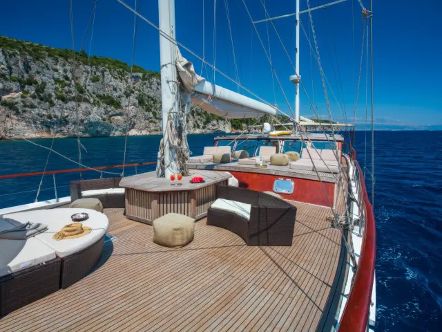 Yacht Summer Princess deck