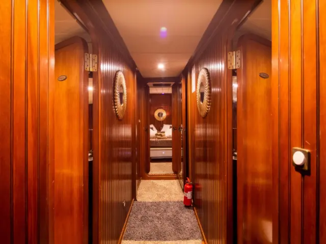 Yacht Summer Princess hallway