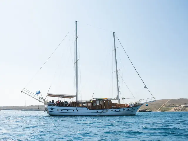 Yacht Hera aerial view