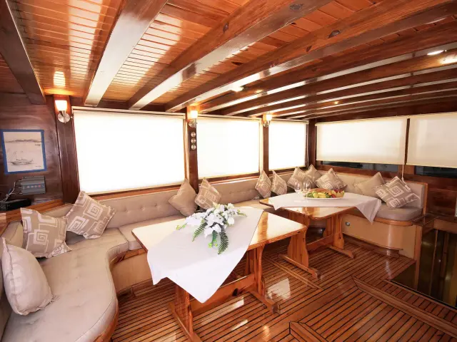 Yacht Harmonia saloon