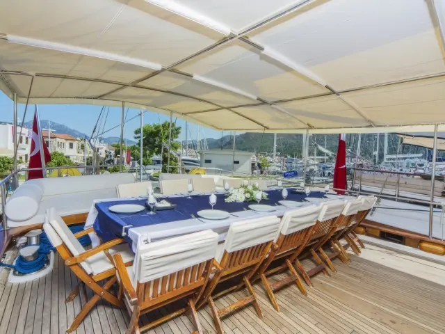 Yacht Perla Del Mar 1 aft