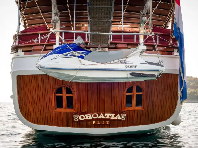 Yacht Croatia back view