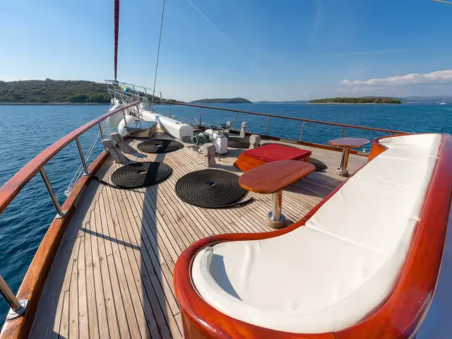 Yacht Croatia deck