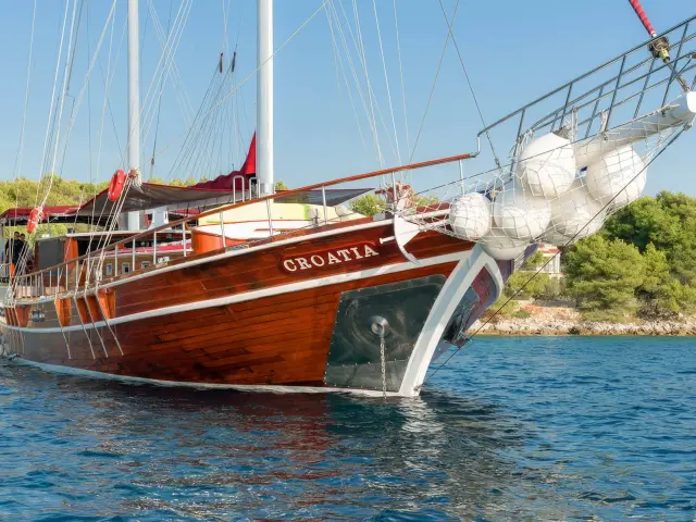 Yacht Croatia front view
