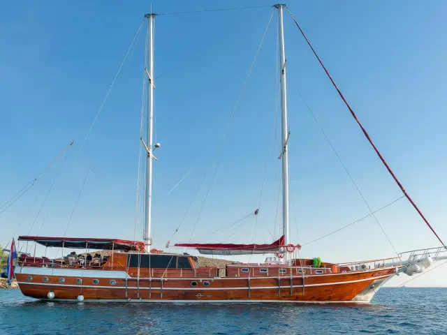 Yacht Croatia side view