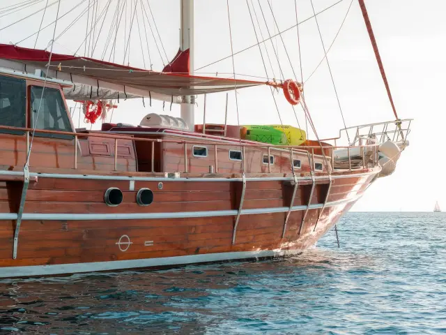 Yacht Croatia side view