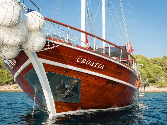 Yacht Croatia front view