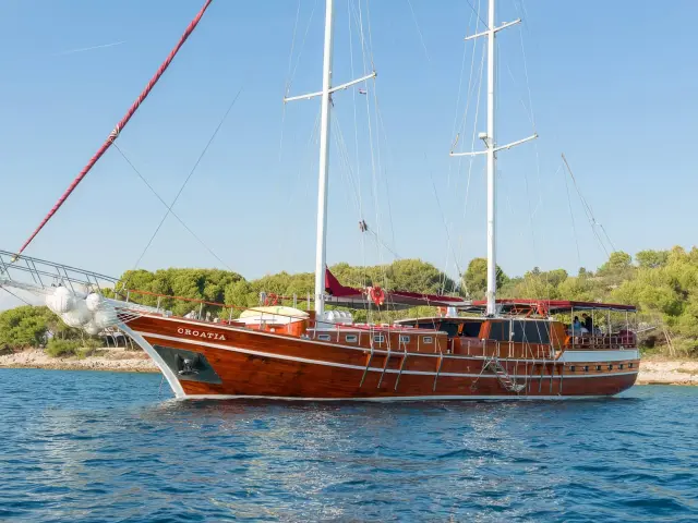 Yacht Croatia side view