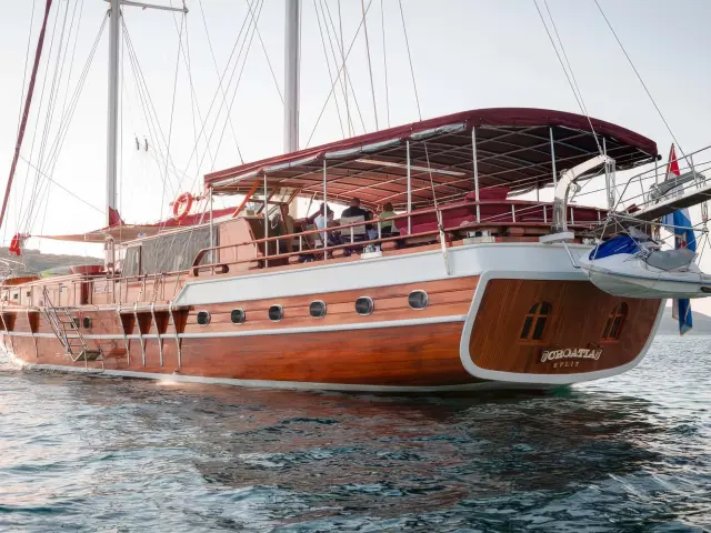 Yacht Croatia side view