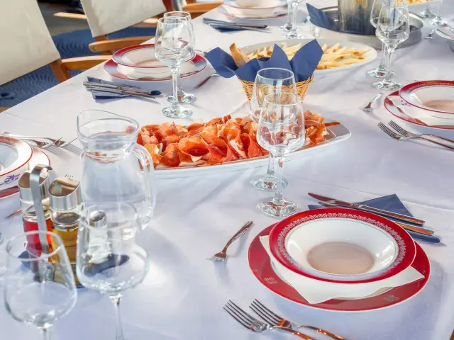 Yacht Croatia dining table