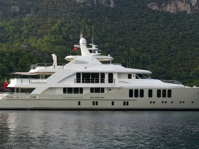 Yacht Orient Star side view