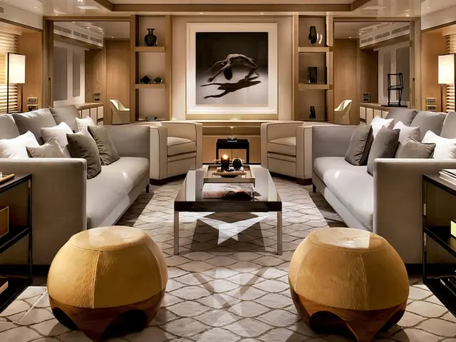 Yacht Orient Star saloon