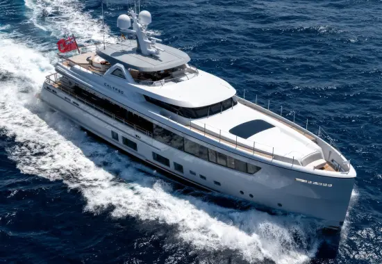 Yacht Calypso I aerial view