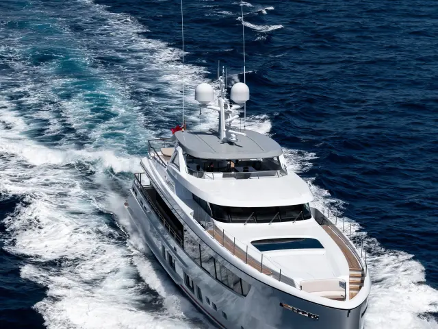 Yacht Calypso I aerial view