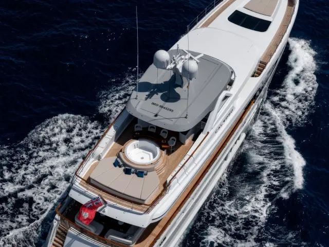 Yacht Calypso I aerial view