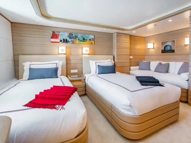 Yacht Moca cabin