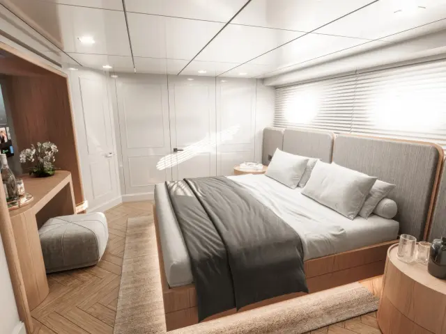 Yacht Illusion II cabin