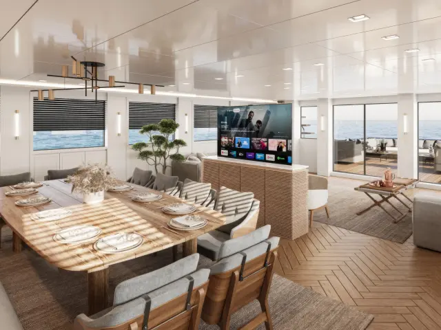 Yacht Illusion II saloon