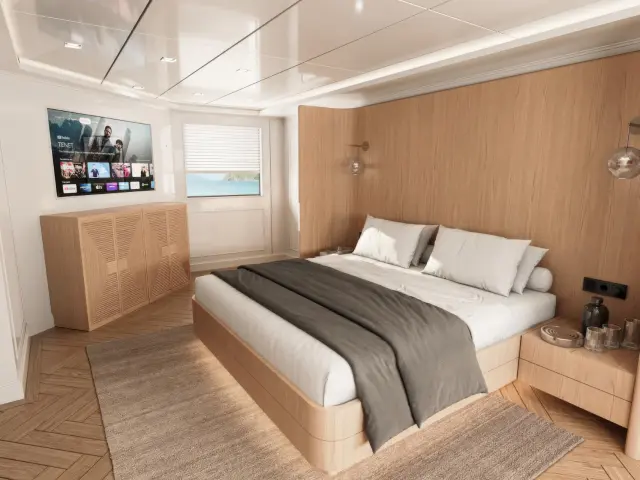 Yacht Illusion II cabin
