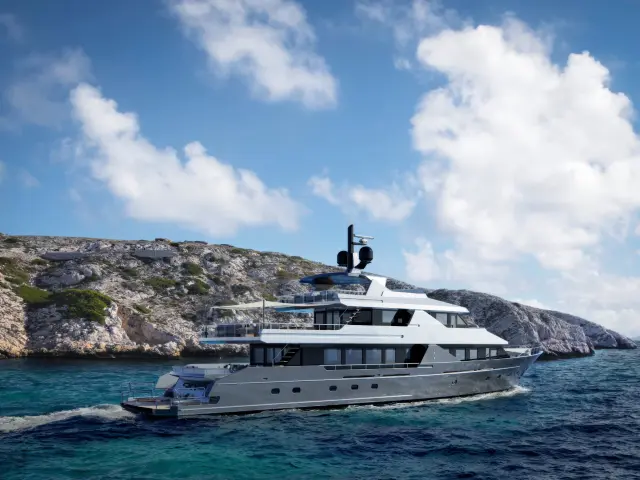 Yacht Illusion II side view