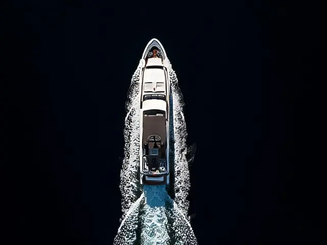 Yacht Morning Star top-down view