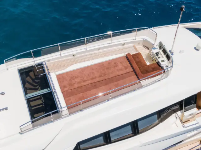 Yacht Thalyssa aerial view