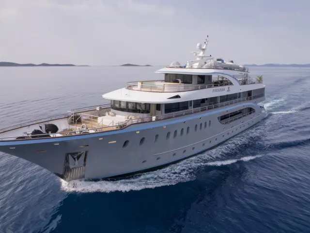 Yacht Freedom side view