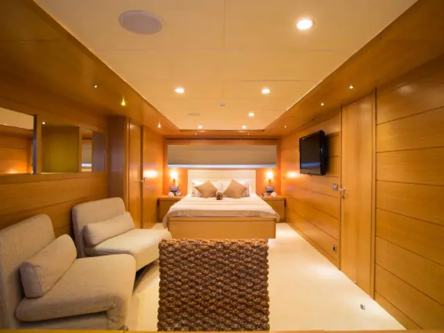 Yacht Panfeliss cabin