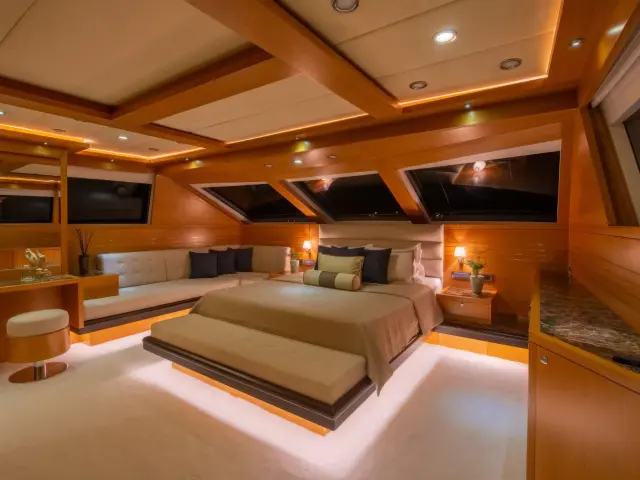 Yacht Panfeliss cabin