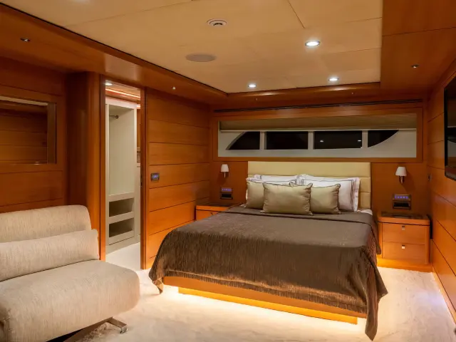 Yacht Panfeliss cabin