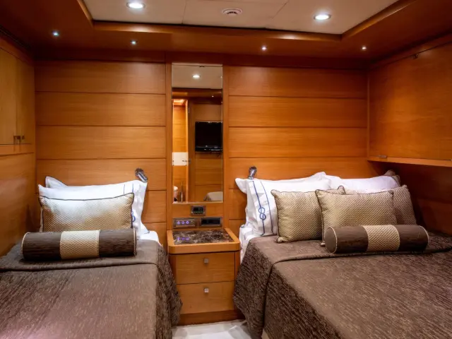 Yacht Panfeliss cabin