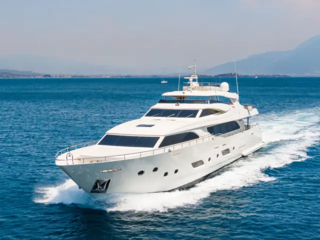 Yacht Panfeliss front view