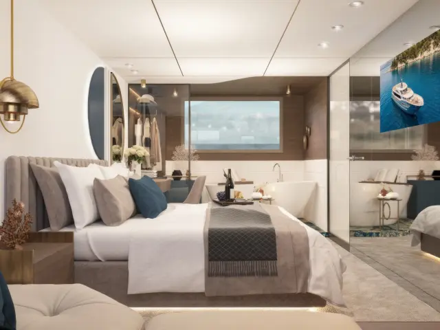 Yacht Bella cabin