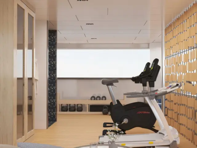 Yacht Alfa Mario gym