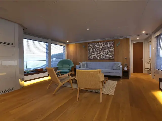 Yacht Only Now saloon