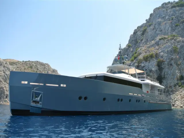 Yacht Only Now side view